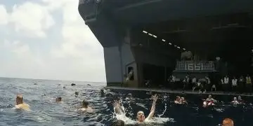 Swim Call: A Naval Tradition of Ocean Liberty