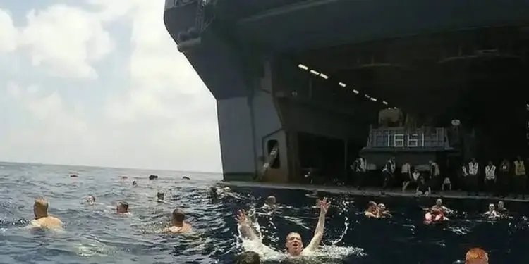 Swim Call: A Naval Tradition of Ocean Liberty