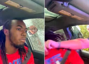 black man assaulted by police